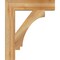 Ekena Millwork Imperial Block Rough Sawn Bracket, Western Red Cedar, 4"W x 20"D x 24"H BKT04X20X24IMP05RWR - alternate 3